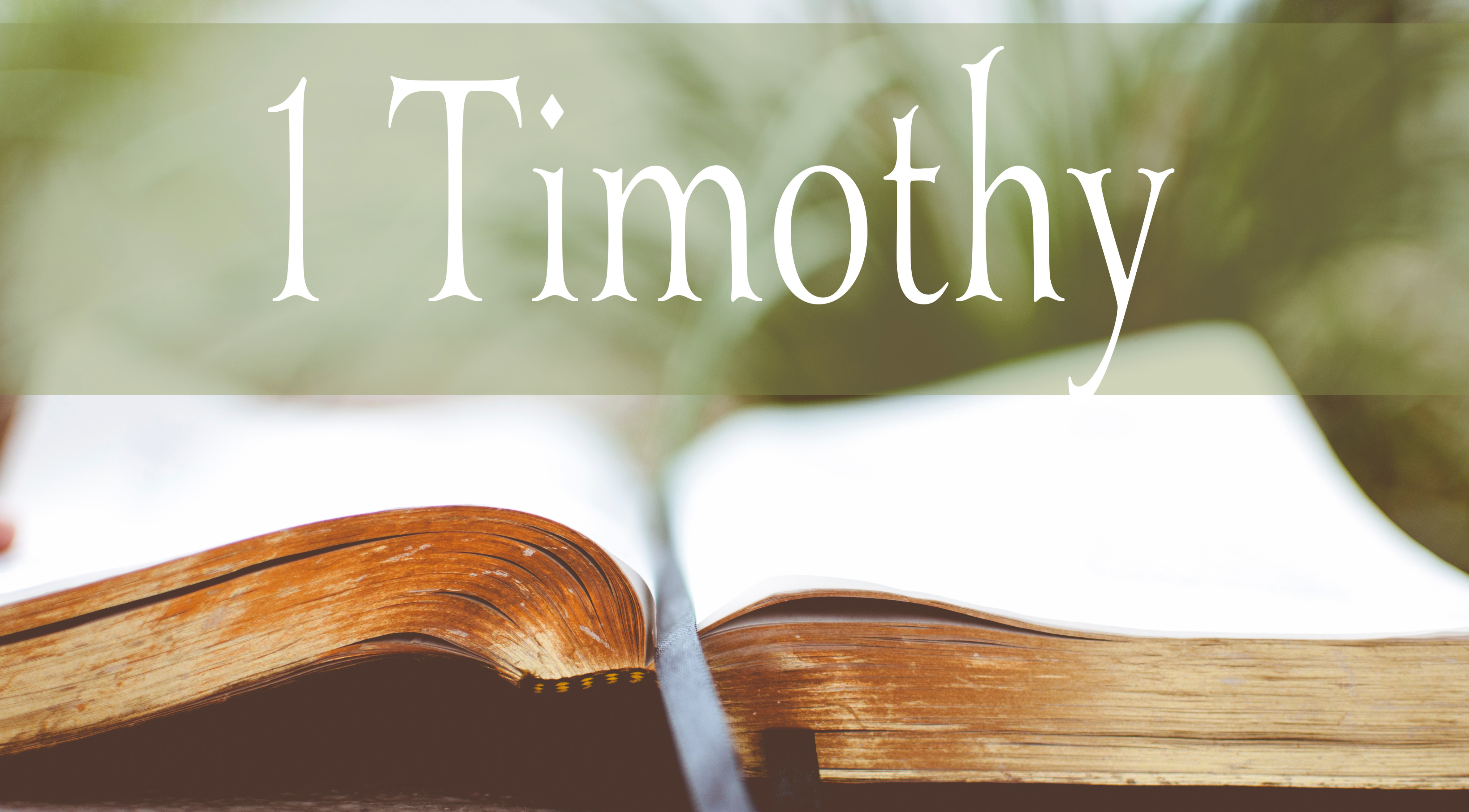 I Timothy: Hospitable and Able to Teach. – His Word Today